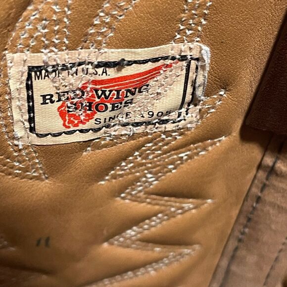Vintage Red Wing Shoes Pecos Style 9805 Western Boots Sz 7D Made In USA - Picture 7 of 8